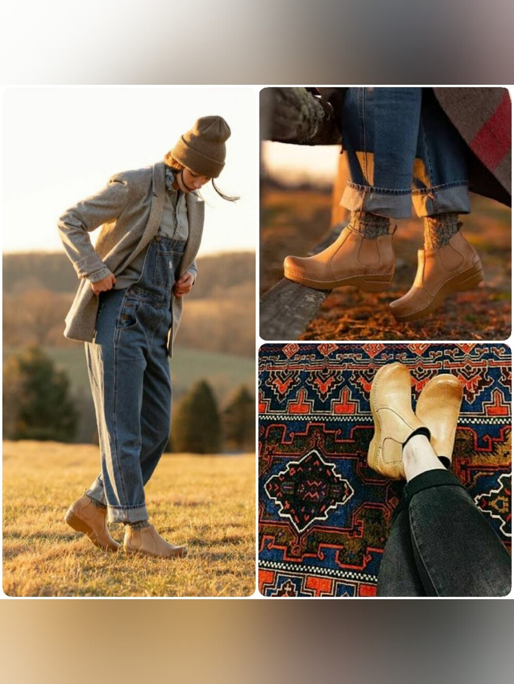 Dansko FRANKIE Honey Pro Clog Bootie Chelsea Ankle Burnished Boho 36 37 38 39 40 - Picture 7 of 16